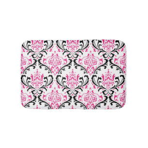 Tapis De Bain PixDezines rossi damask/do-it-yourself arrière - p