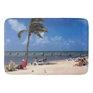 Tapis De Bain Plage avec Palm de coco