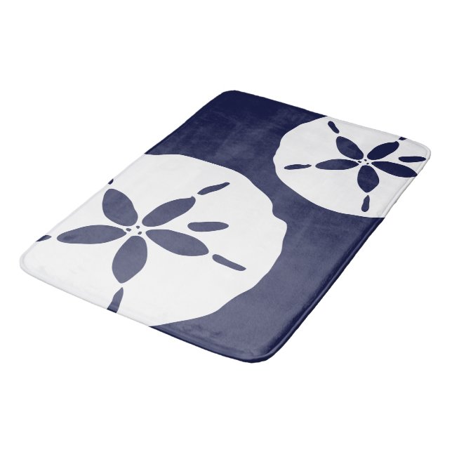 Tapis De Bain Plage côtière Maison Sable Nautique Dollar Motif (Angle)