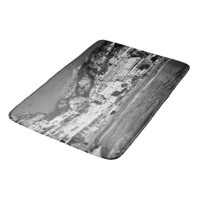 Tapis De Bain Plage de Positano Marina Grande 1 - BN (Angle)