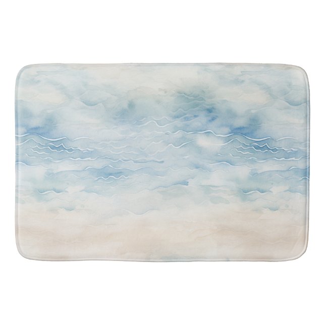 Tapis De Bain Plage Océanique Côtière   (Devant)