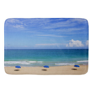 Tapis De Bain Plage Umbrella Ocean