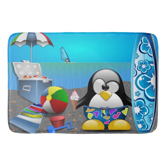 TAPIS DE BAIN PLAISANCE D'ÉTÉ À LA PLAGE (Devant)