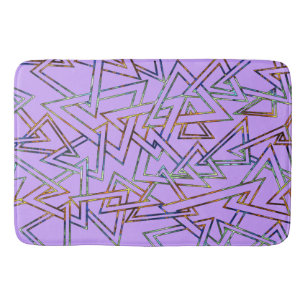 Tapis De Bain Plan Motif triangle + votre dos. & idées