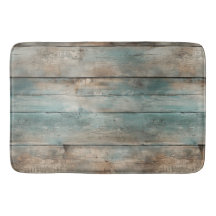Planches de bois bleues usées de style rustique ca