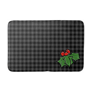 Tapis De Bain Plaqué gris foncé avec des ressorts creux