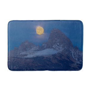 Tapis De Bain Pleine Lune Levante Grand Teton Driggs, Idaho