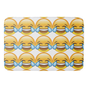 Tapis De Bain Pleurer de rire Larmes de joie émoji