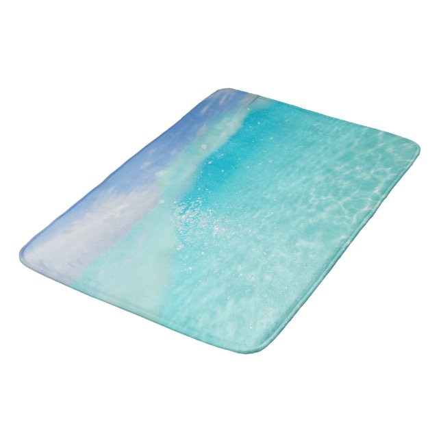 Tapis De Bain Plongez dans la Félicité 2 de la mer des Caraïbes (Angle)