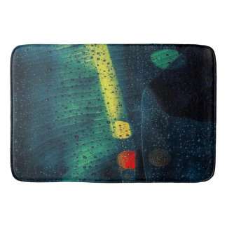 Tapis De Bain Pluie Vert pointillé