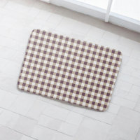 Plum Buffalo Plaid Élégant Décor De Salle De Bains