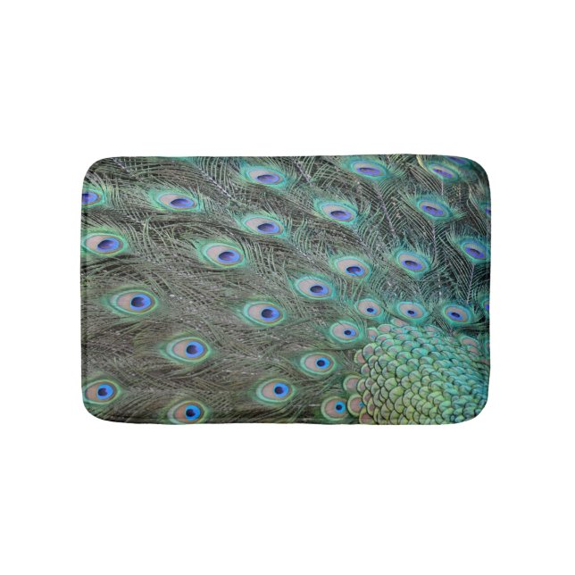Tapis De Bain Plumes de queue de paon (Devant)
