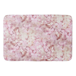 Tapis De Bain Plutôt féminine, la flore de l'Hydrangea rose pâle