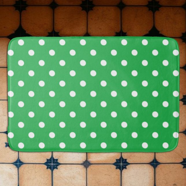 Tapis De Bain Point vert (Créateur téléchargé)