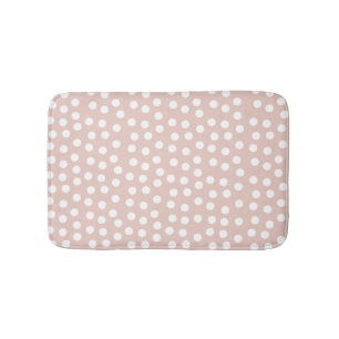 Tapis De Bain Pointe rose pâle