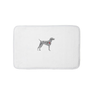 Tapis De Bain Pointeur allemand Shorthair I GSP Chien Maman J'ai