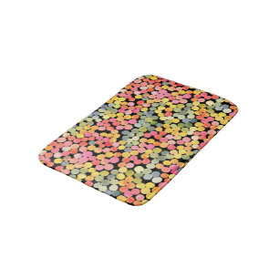 Tapis De Bain Points d'aquarelle colorés Abstraits