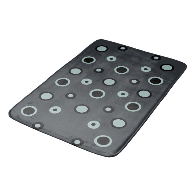 Tapis De Bain Points de Charbon et de Cendre   (Angle)