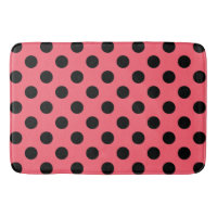 Pois noirs sur corail