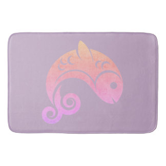 Tapis De Bain poisson au coucher du soleil