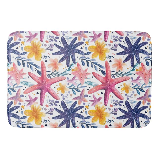 Tapis De Bain Poisson étoilé couleur Sea Life (Devant)