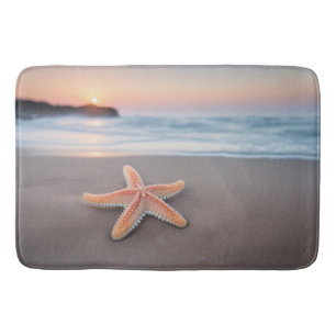 Tapis De Bain Poisson étoilé sur la plage