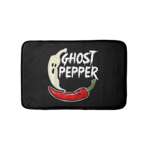 Tapis De Bain Poivre Fantôme Drôle épicé Halloween Fantôme Peppe