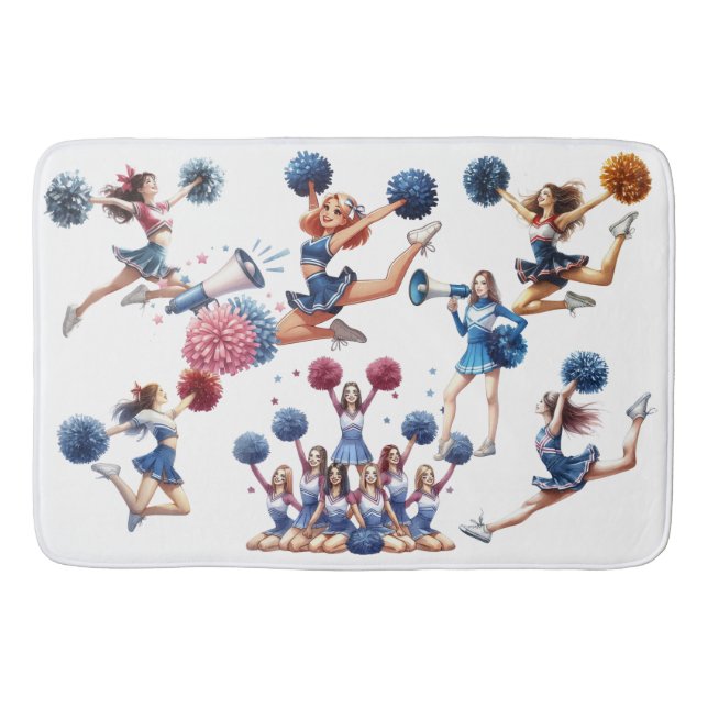 Tapis De Bain Pom-pom girl  (Devant)