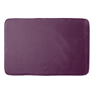 Tapis De Bain Pomme d'aubergine solide pourpre