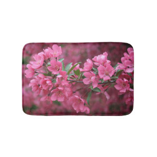 Tapis De Bain Pommes de crabe rose chaud des Prairies Photo