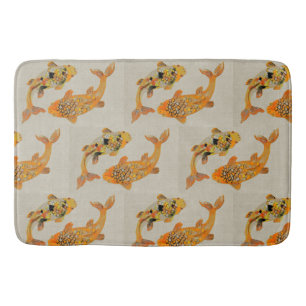 Tapis De Bain Pond de poisson d'or