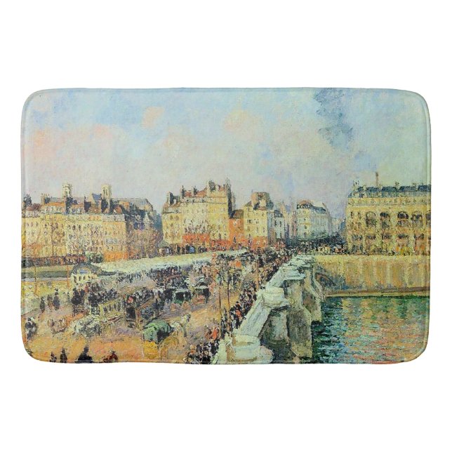Tapis De Bain Pont Neuf, Après-midi, Sunlight Camille Pissarro (Devant)