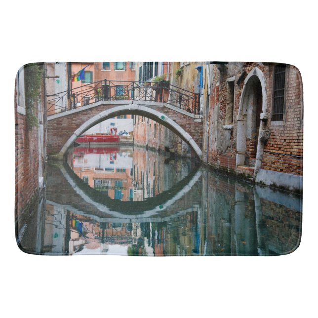 Tapis De Bain Pont sur le canal de Venise (Devant)