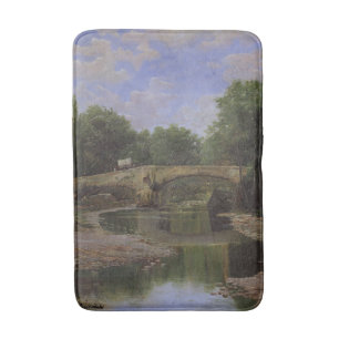 Tapis De Bain Pont sur une rivière (par Santiago Rusiñol)