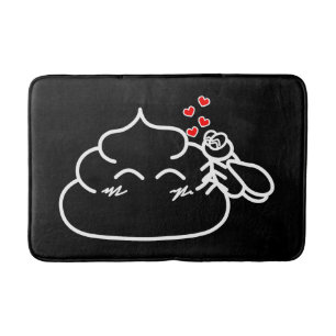 Tapis De Bain Poop in Love - Brootsch le PooPoo