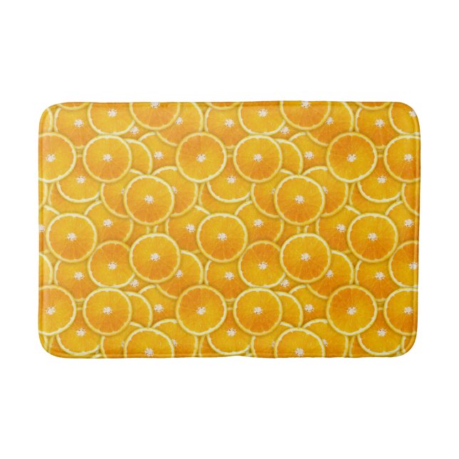 Tapis De Bain Pop Art Orange Slices (Devant)