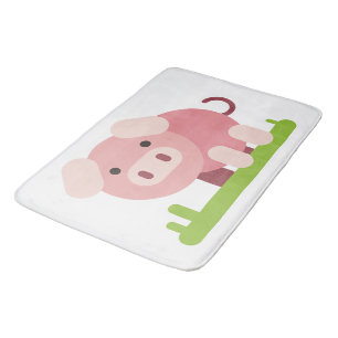 Tapis De Bain Porcelet Rose Joyeux