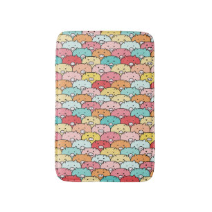 Tapis De Bain Porcs Colorés Drôle Et Mignons Motif