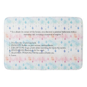 Tapis De Bain Porte 3 de Baldur inspirée
