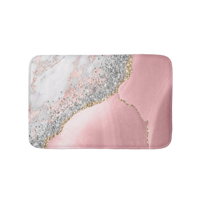 Tapis De Bain Porte en marbre rose (Devant)
