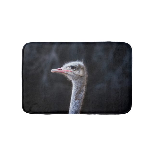Tapis De Bain portrait d'autruche (Devant)