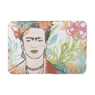 Tapis De Bain Portrait de Frida Kahlo