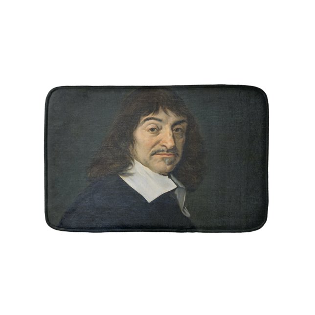 Tapis De Bain Portrait de Rene Descartes c.1649 (Devant)