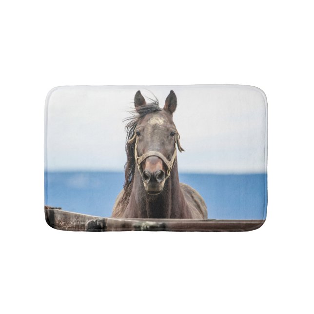 Tapis De Bain Portrait d'un cheval (Devant)