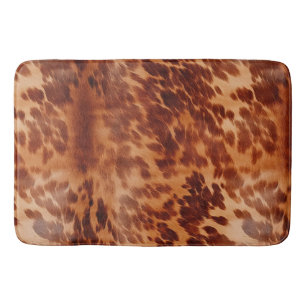 Tapis De Bain Poster de animal Brown de vache