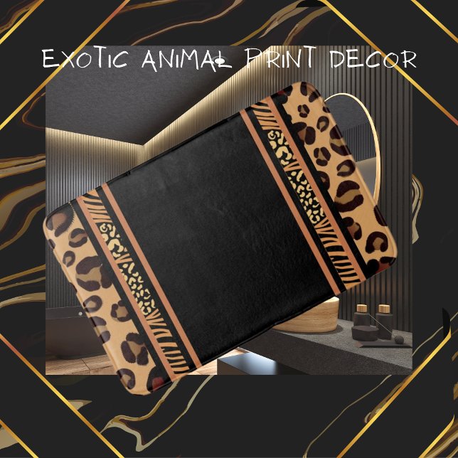 Tapis De Bain Poster de animal léopard (Créateur téléchargé)