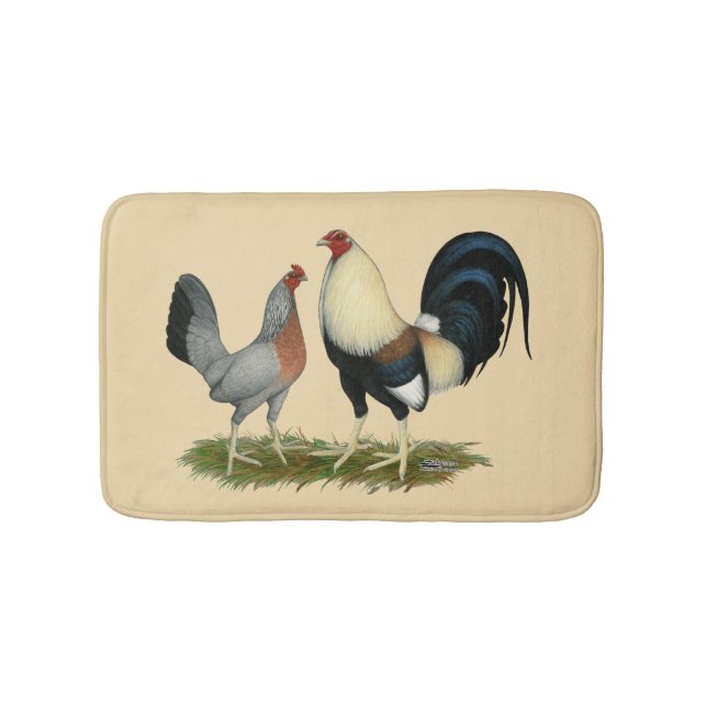 Tapis De Bain Poulets dorés (Devant)