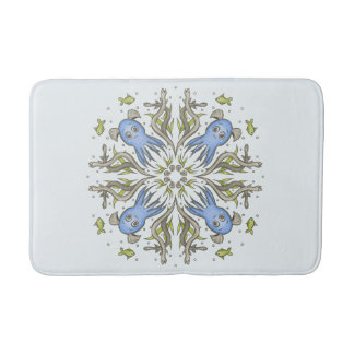 Tapis De Bain Poulpe Kawaii Calmant Kaléidoscope - Rêves Océaniq