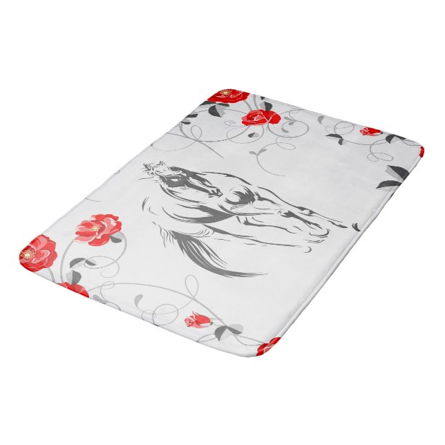 Tapis de bain pour cheval baroque (Angle)
