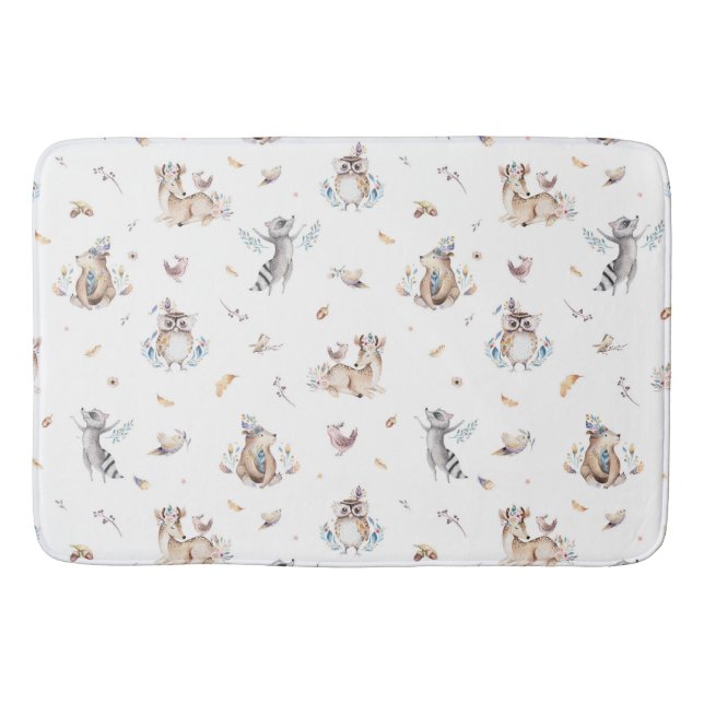 Tapis de bain pour enfants Animaux de la forêt (Devant)